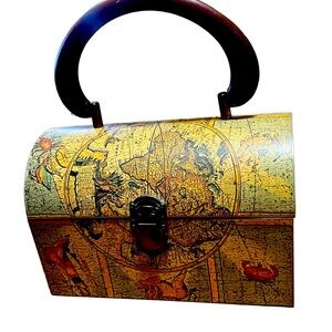 1970 Lady London Purse Map